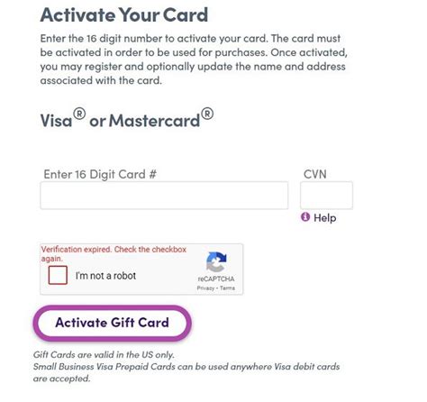 smart gift cards activate|activate a gift card.